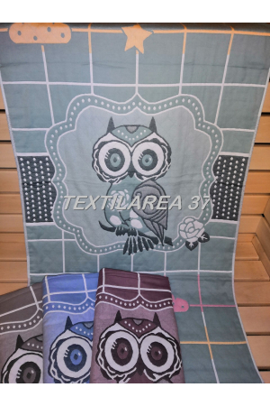 Полотенце " Совы стежка" вид 1 50*100 (лен+хлопок)
