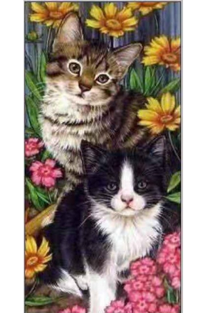 Полотенце пляжное "Котята-1"