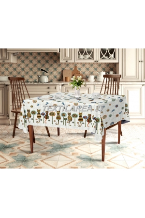 Скатерть рогожка "Кошки" 150 х 220 см