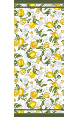 ""Скатерть рогожка "Lemon" 150 х 120 см